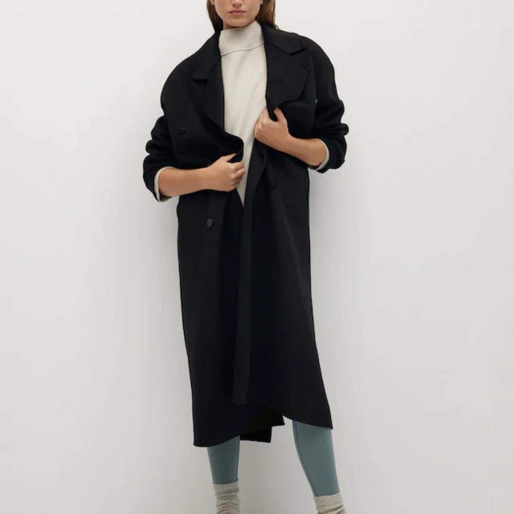 MANGO - NWT DOUBLE BREASTED COAT